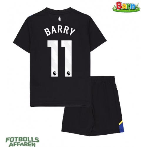 Everton Thierno Barry #11 Tredjeställ Barn 2025-26 Kortärmad (+ Korta byxor)